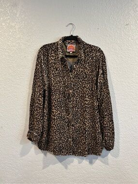 Johnny Was - Leopard Print Button-Down Shirt